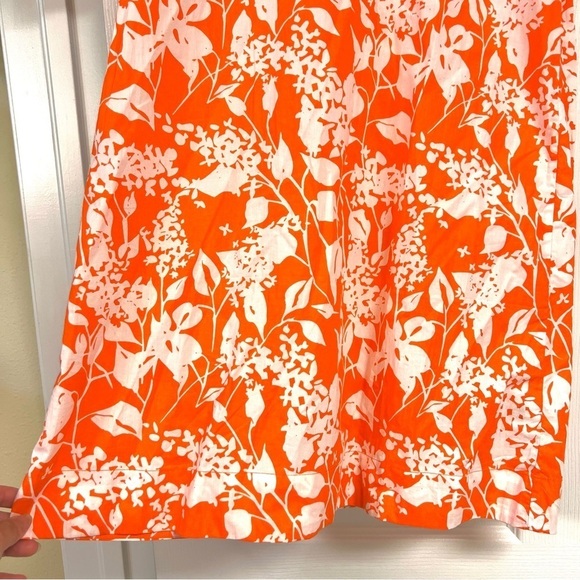 NWT OLIVIA JAMES THE LABEL Louisa mini Dress In Orange Floral cottagecore XS - Picture 5 of 11